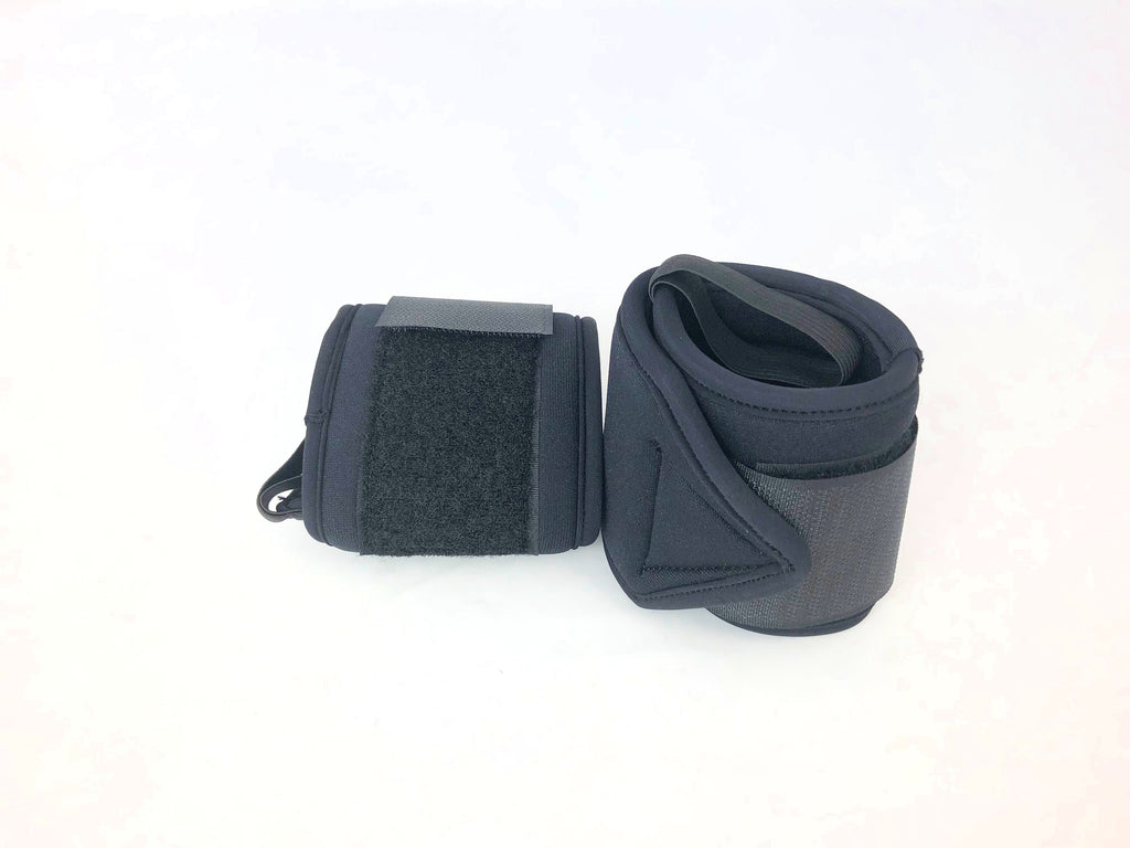 7mm Black wrist wraps